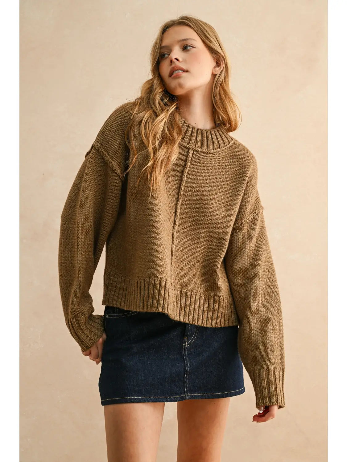 Soft Cream Cozy Knit Sweater