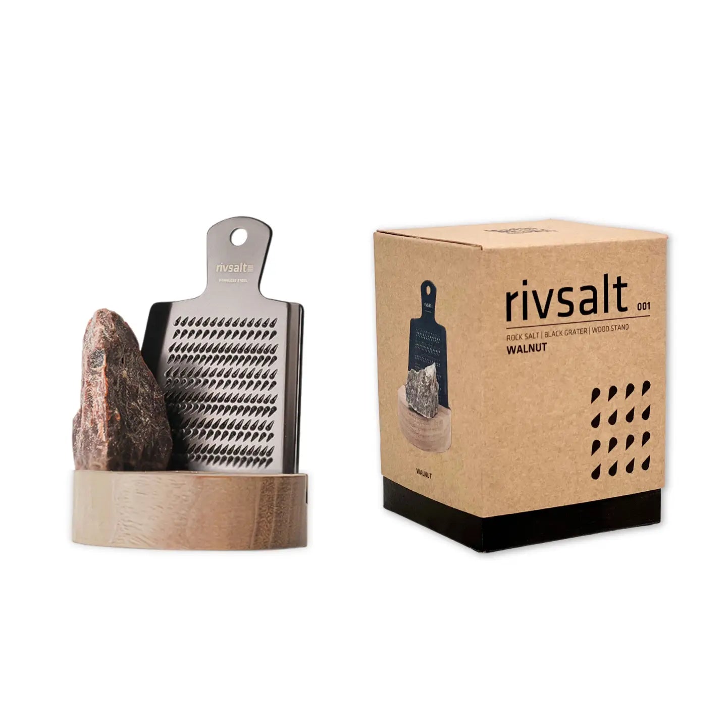 Rivsalt™ Walnut Salt Rock Gift Set