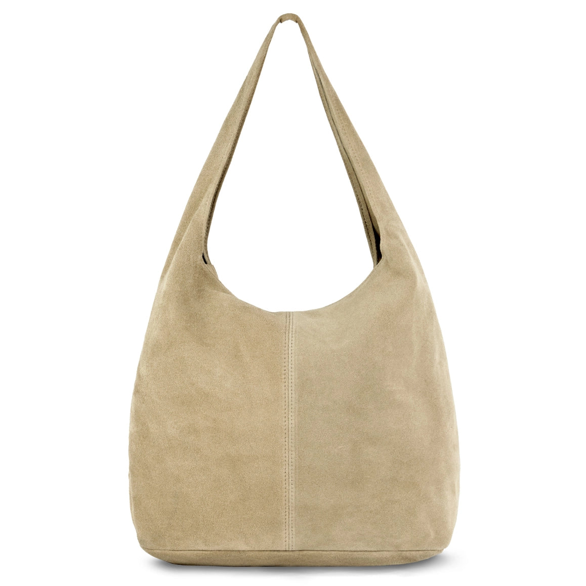 Suede Leather Hobo Bag