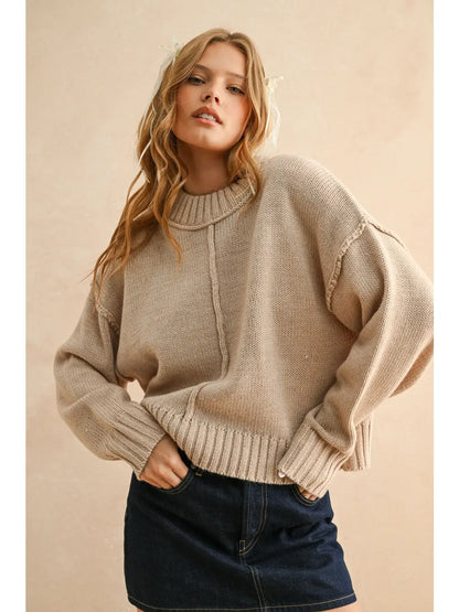 Soft Cream Cozy Knit Sweater