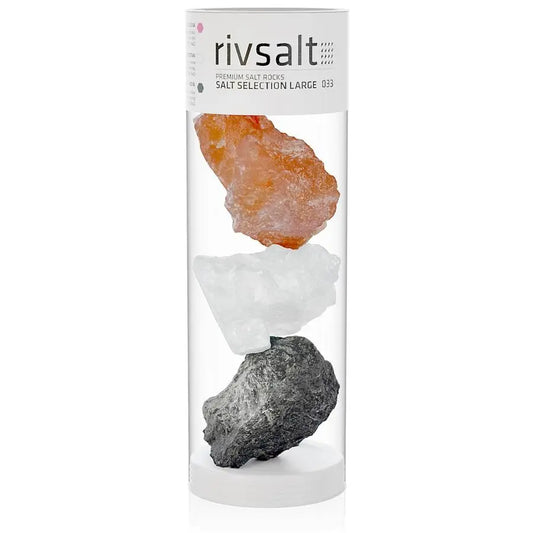 Rivsalt™ "Taste Large" Rock Salt - Set of Three