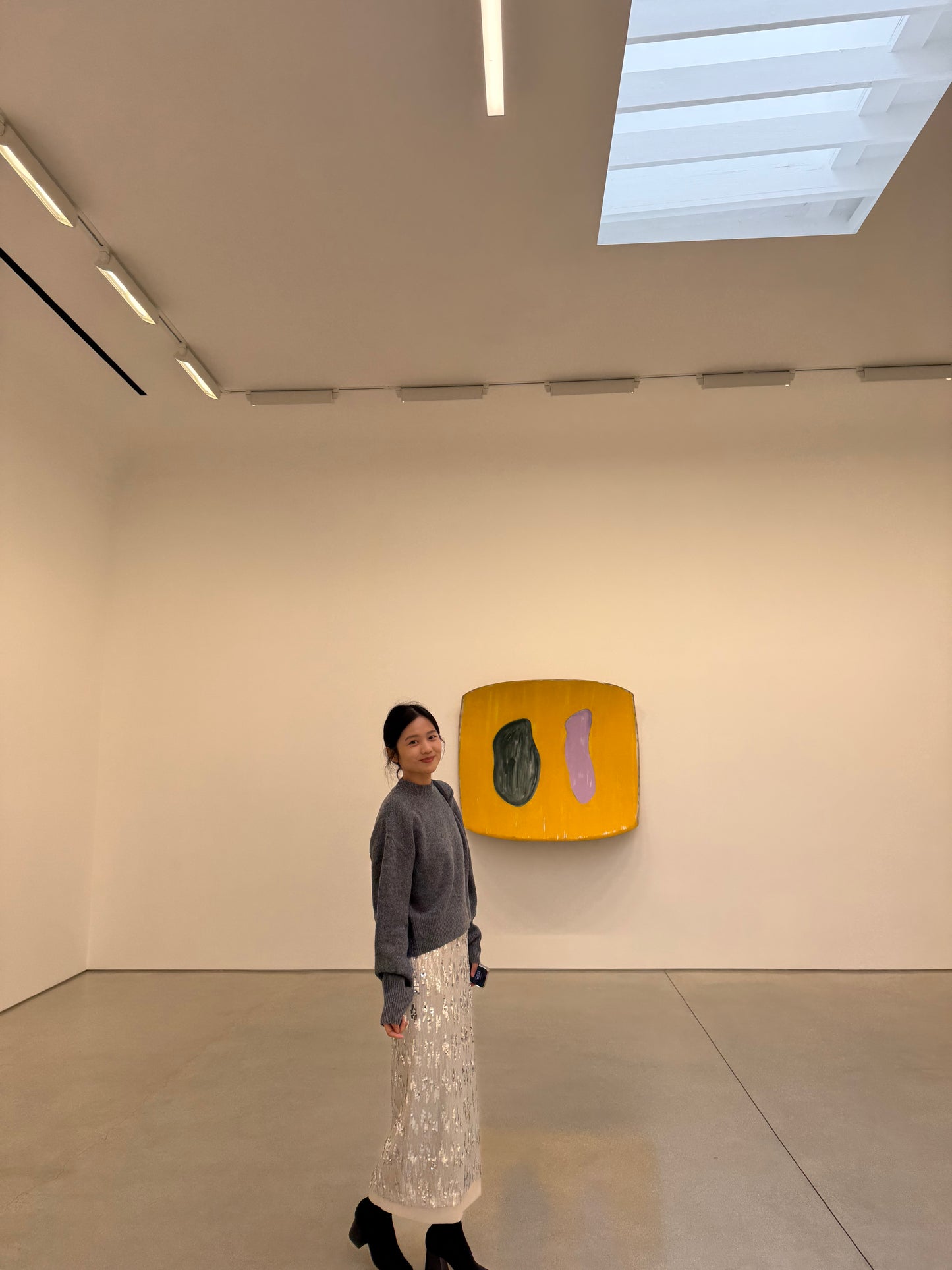 SILVER Glitter long skirts