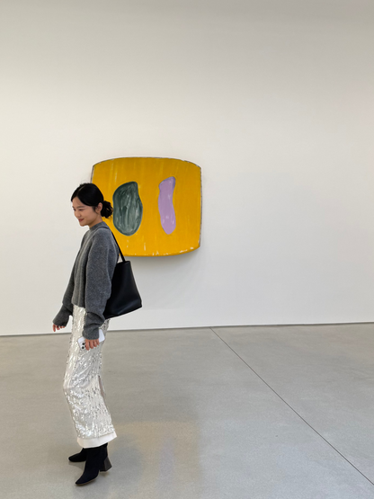 SILVER Glitter long skirts