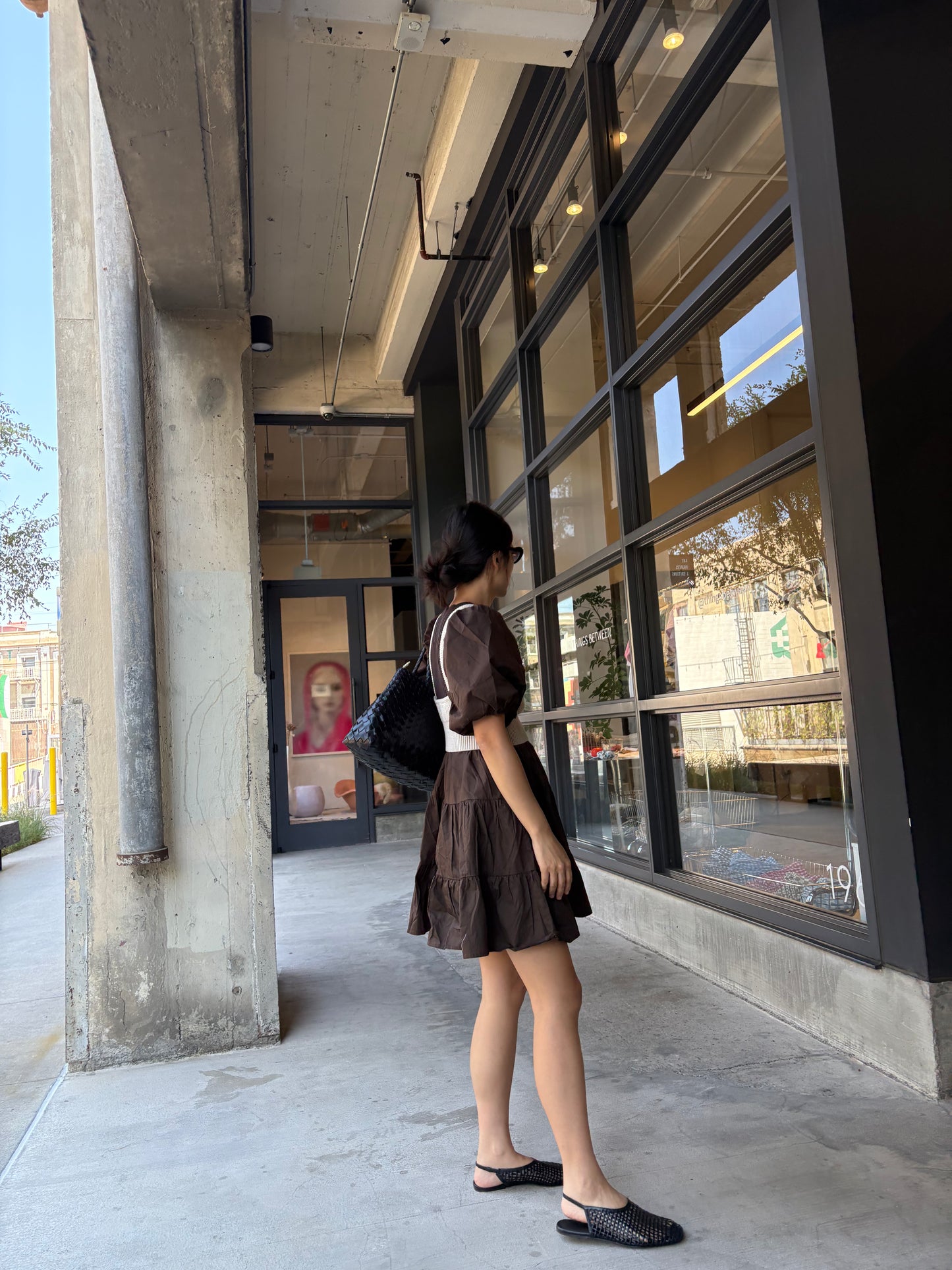 Bella midi dress [olive]