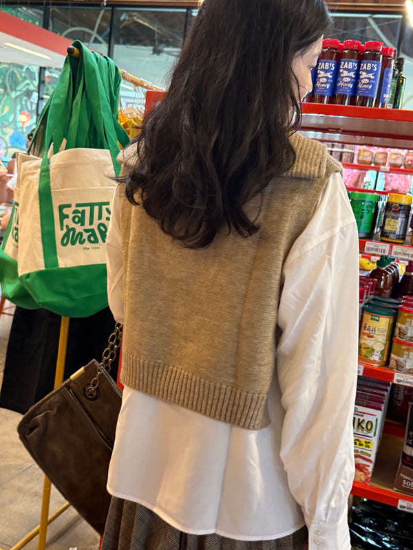 Effortless Layering Knit Vest alternate view