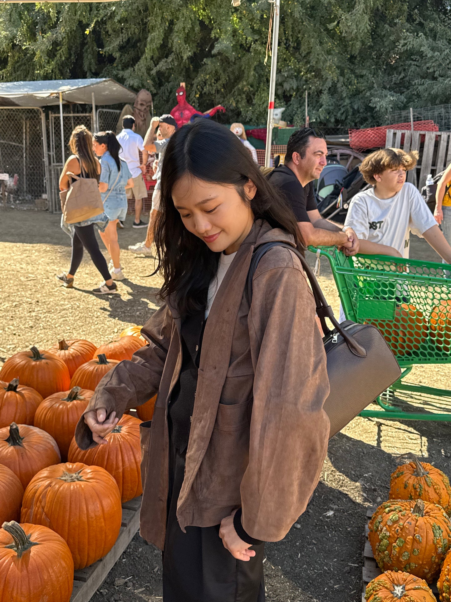 🌰 Vintage Suede Oversized Jacket