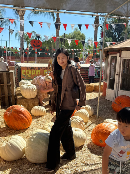 🌰 Vintage Suede Oversized Jacket