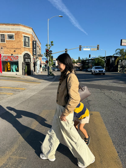 ☀️ Soft Suede Cropped jacket