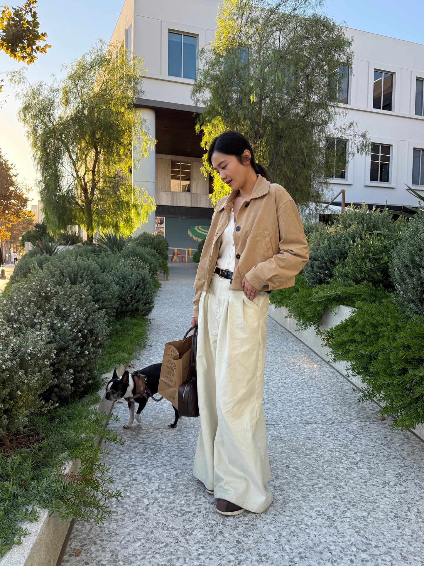 ☀️ Soft Suede Cropped jacket