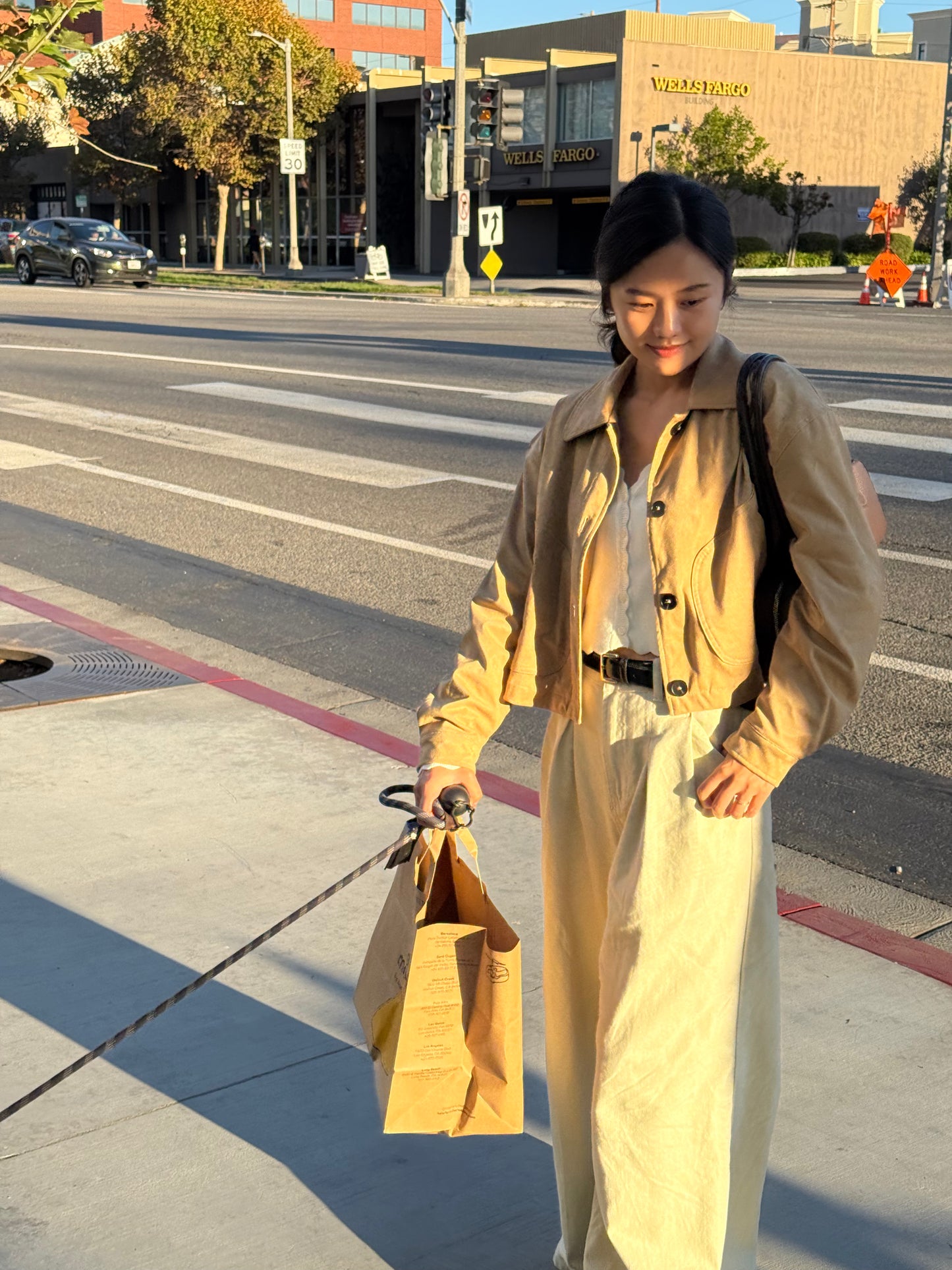 ☀️ Soft Suede Cropped jacket