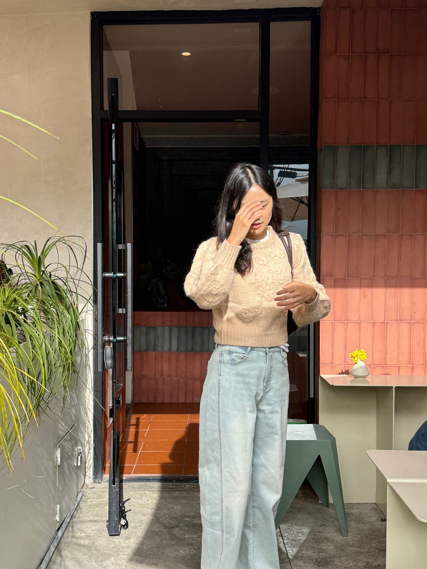 Fluffy Bloom Knit Sweater