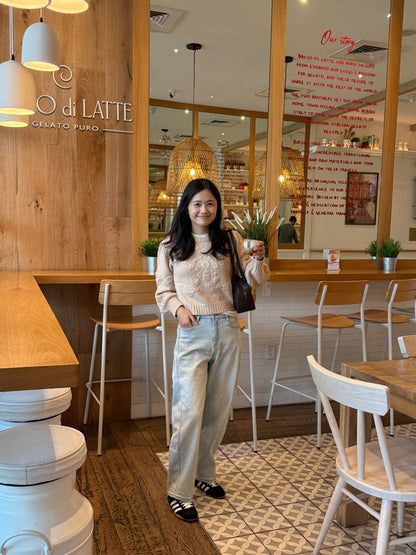 Fluffy Bloom Knit Sweater