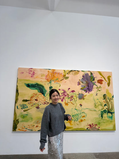 SILVER Glitter long skirts