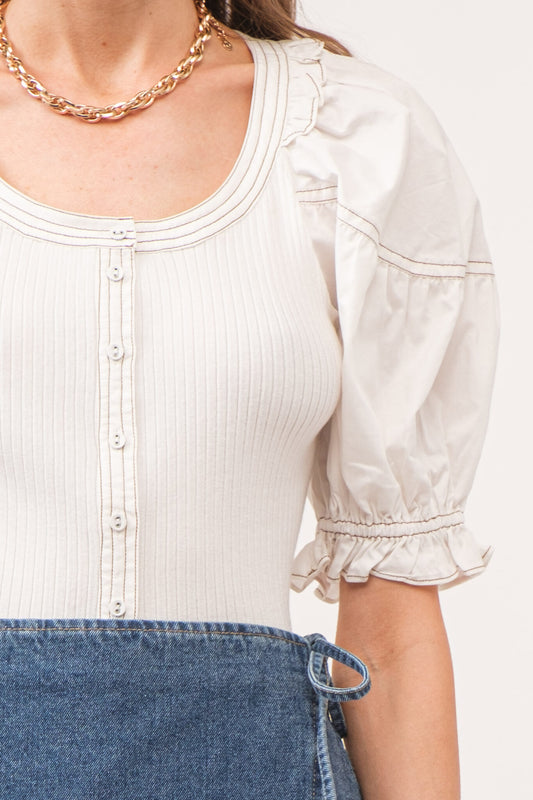 kora white blouse