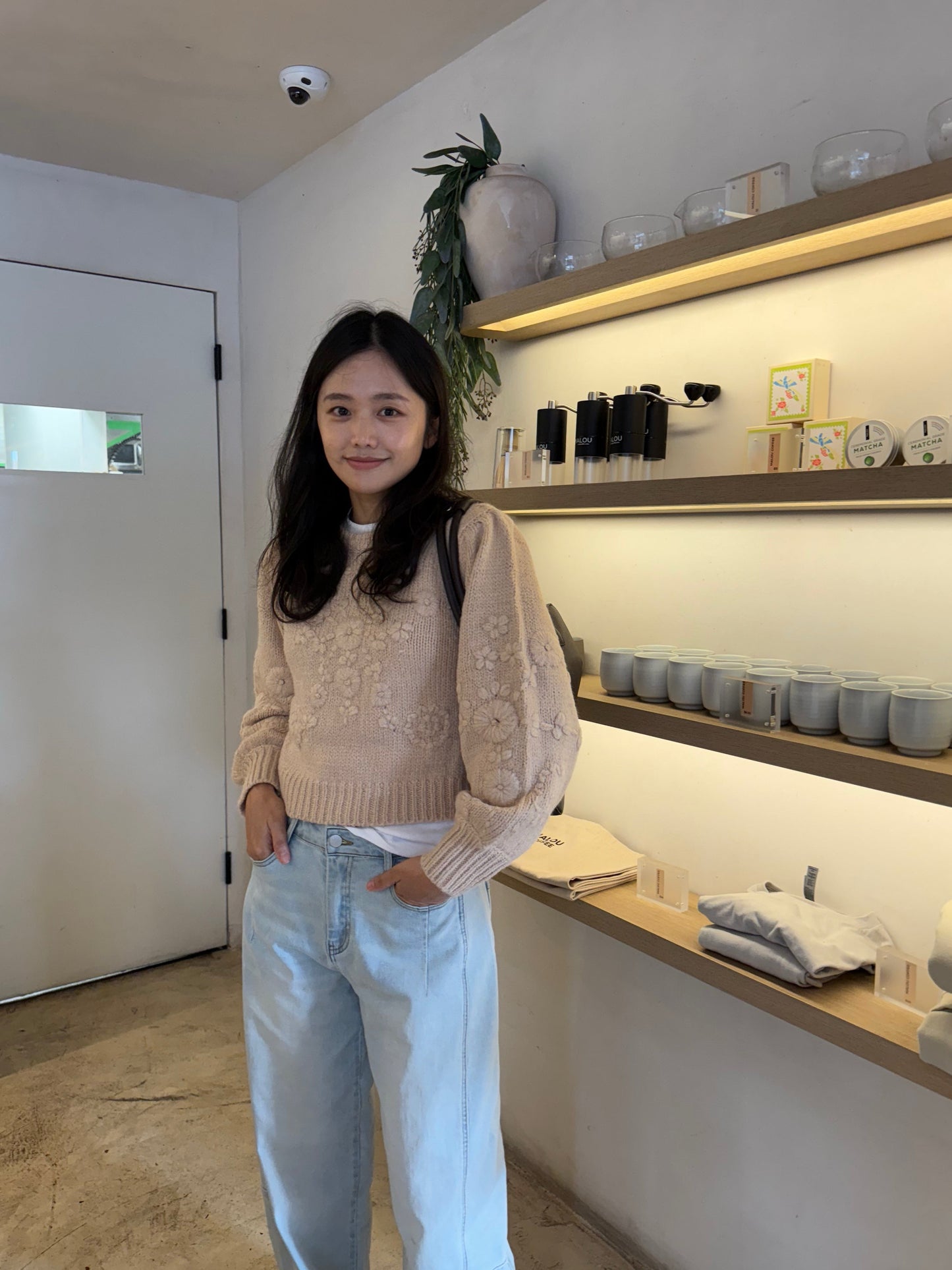 Fluffy Bloom Knit Sweater