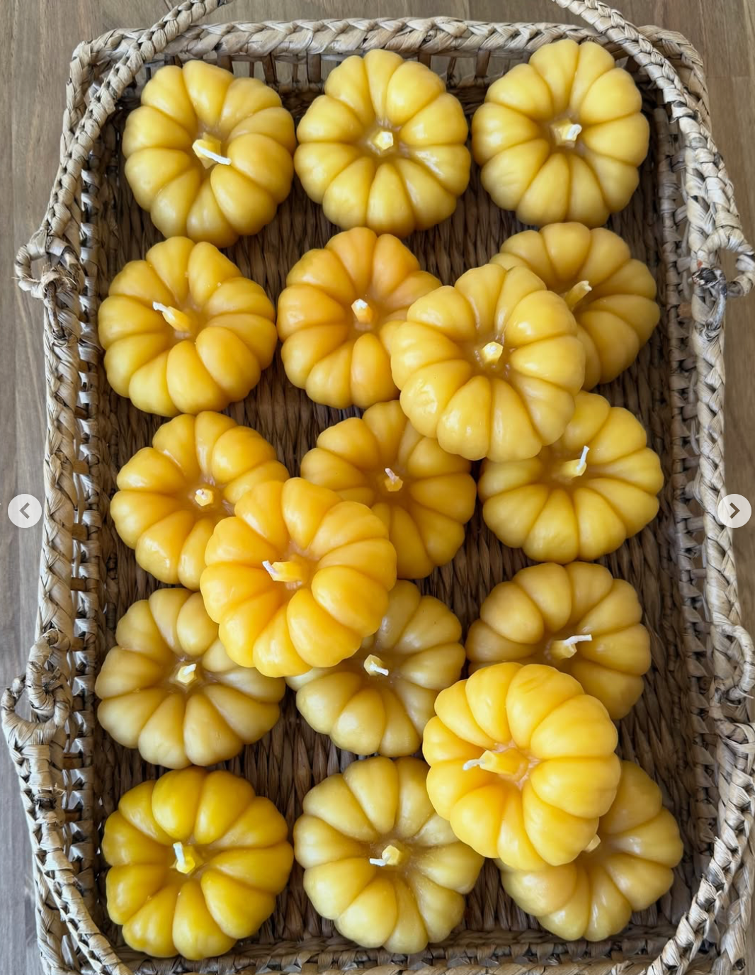 Pumpkin Beeswax Candle