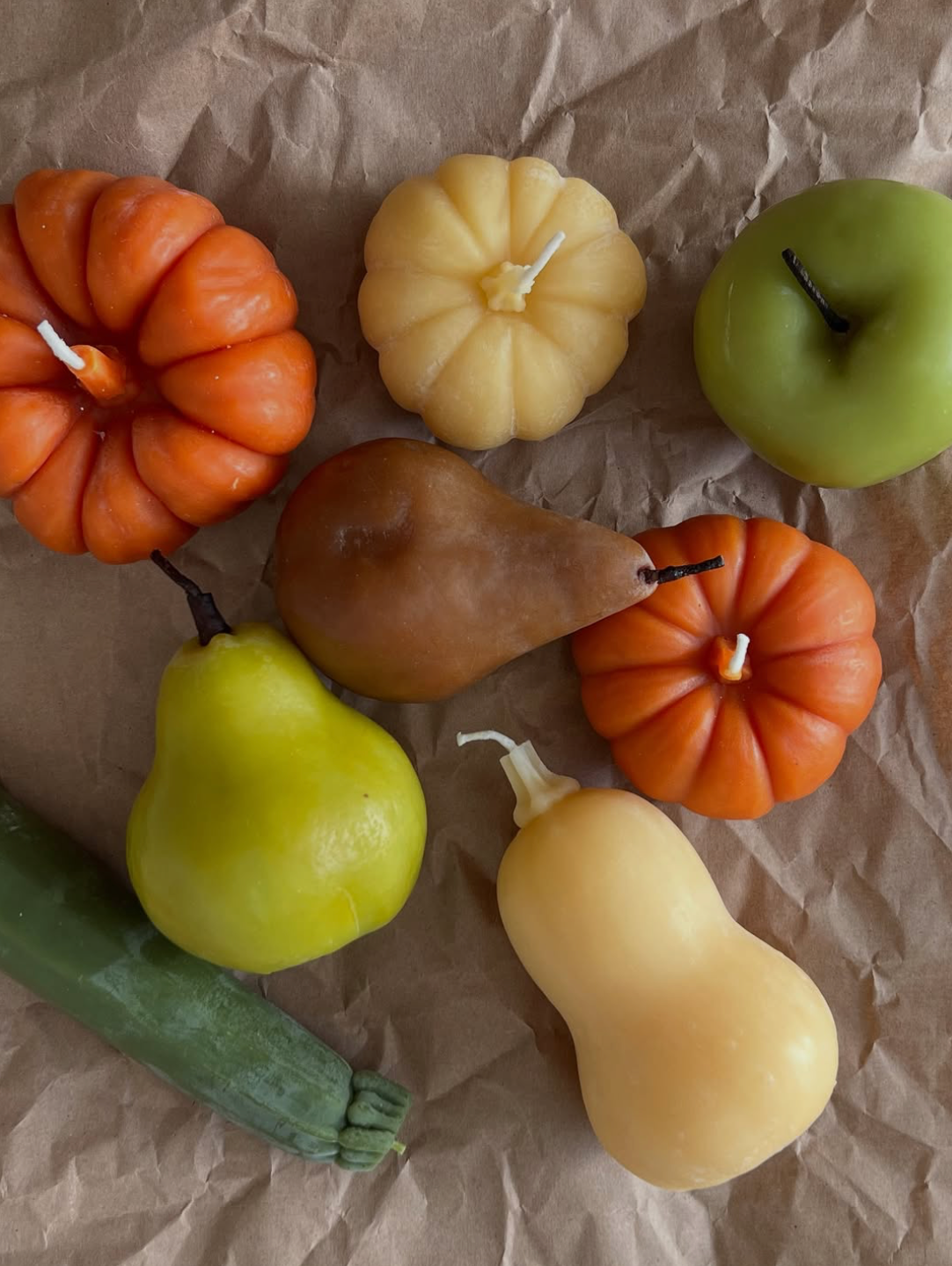 Butternut Squash Beeswax Candle