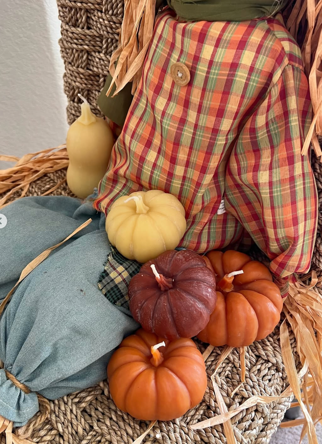 Butternut Squash Beeswax Candle