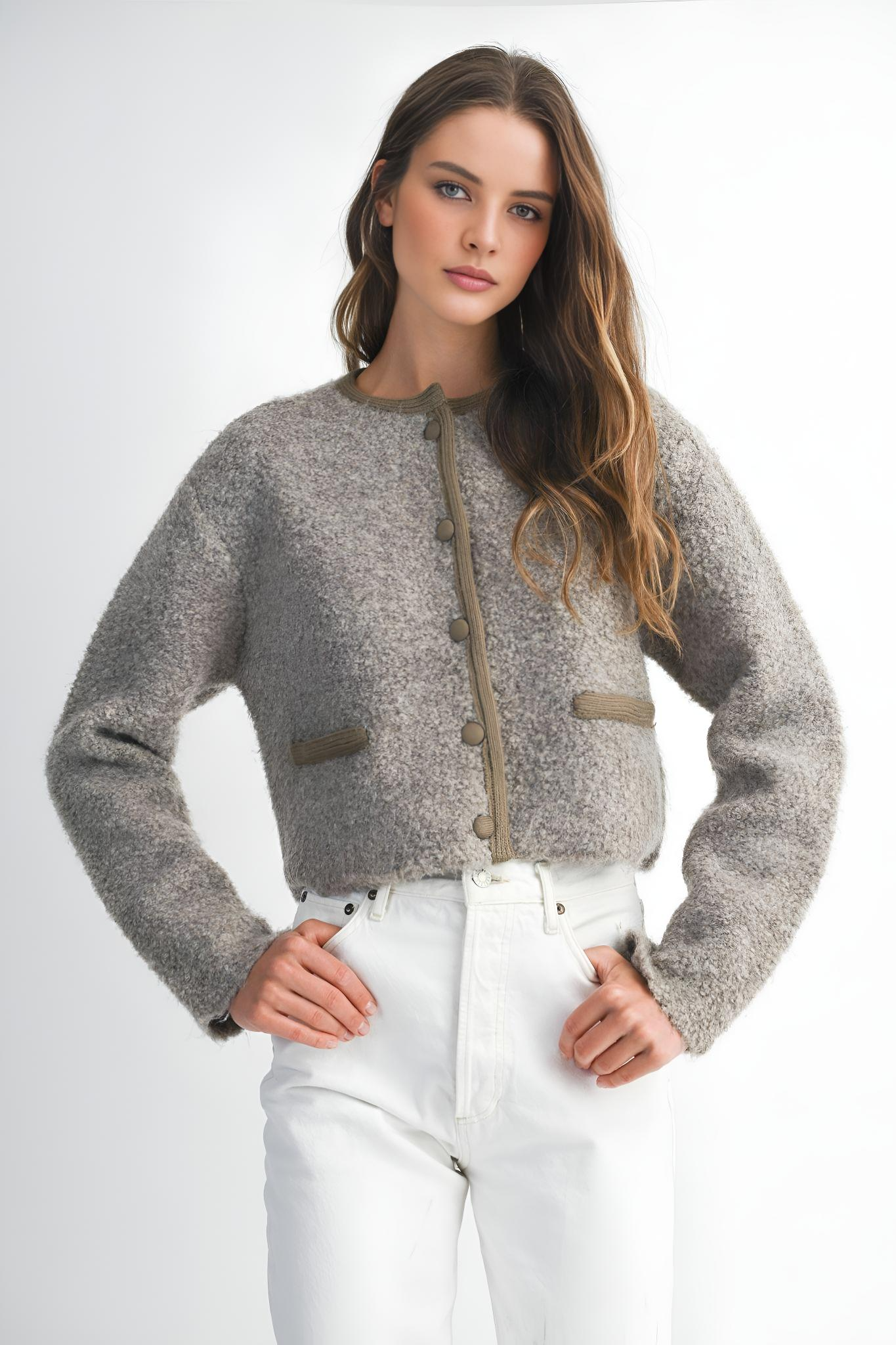 Pom-Pom Cozy Jacket